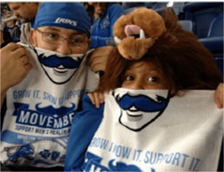 Movember towels - Lions game 2012