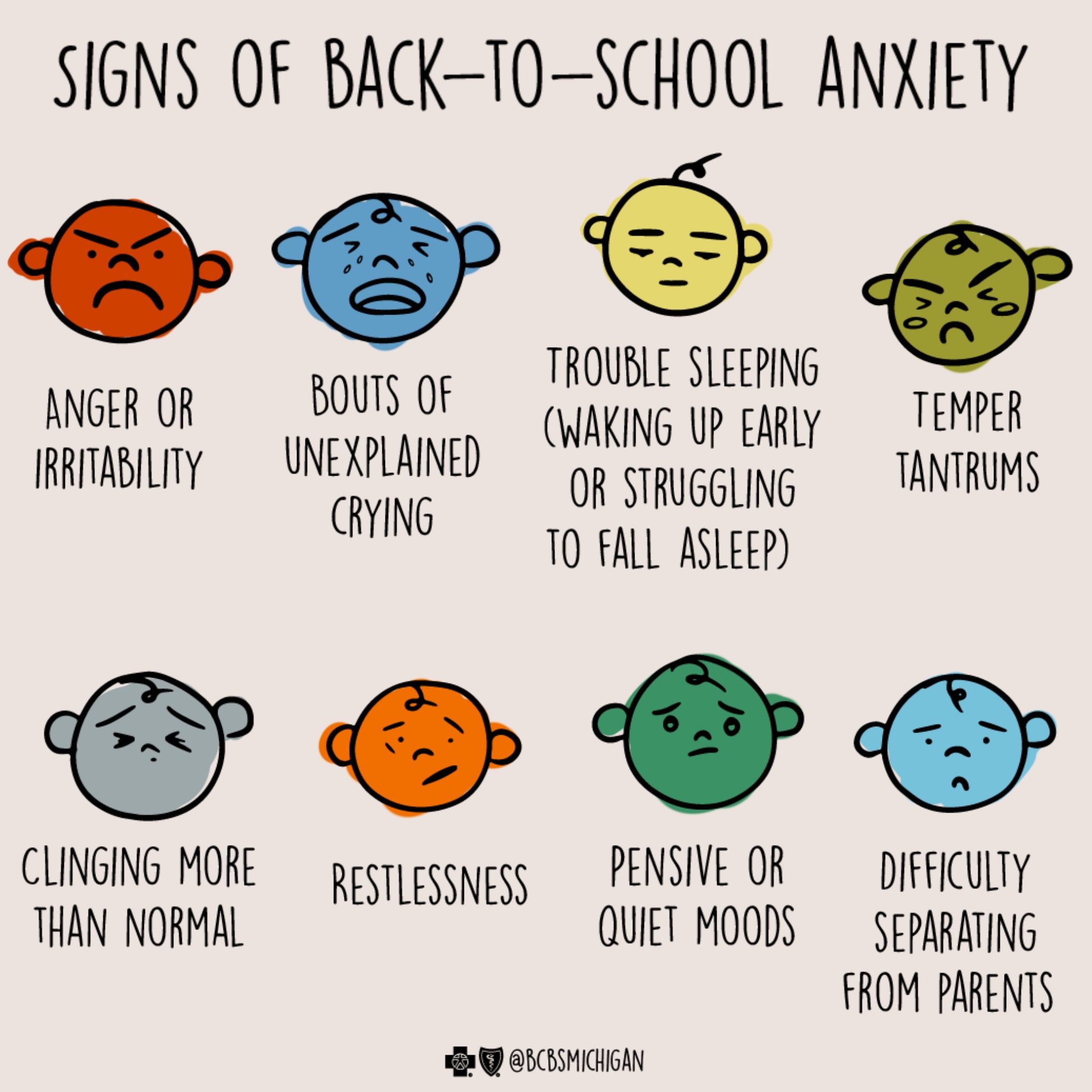 Signs of Back to School Anxiety